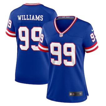 womens nike leonard williams royal new york giants classic p